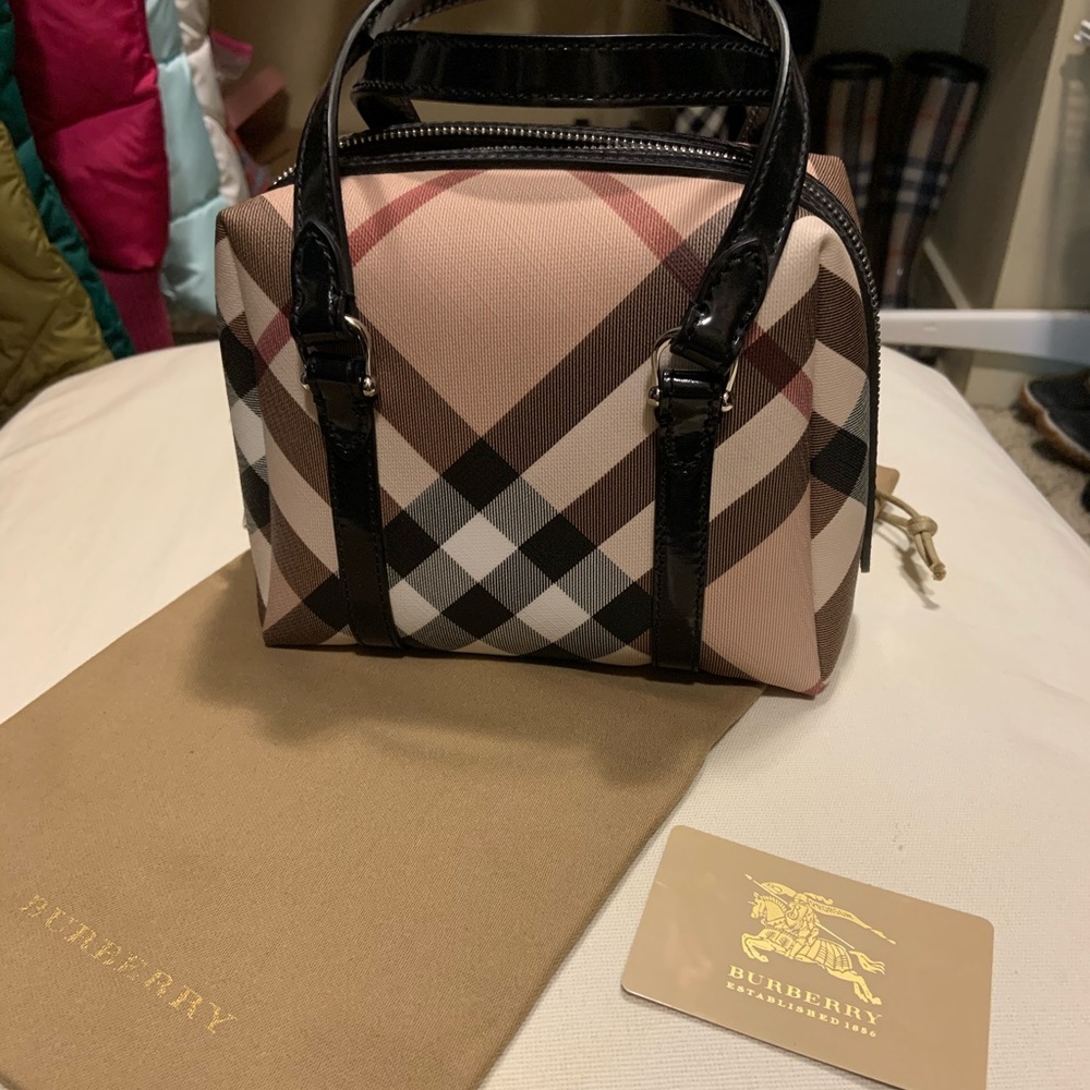 Burberry classic check limited edition small bag